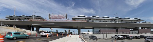 Angle Lake Station under construction, June 2016