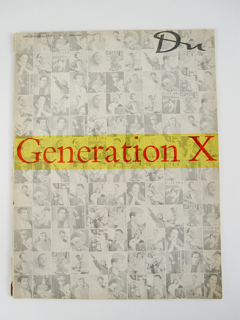“Generation X”, cover of Du Magazine, January 1954