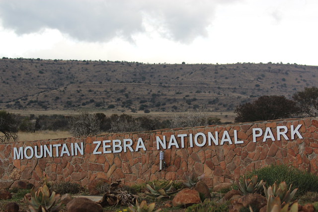 Mountain Zebra National Park sign