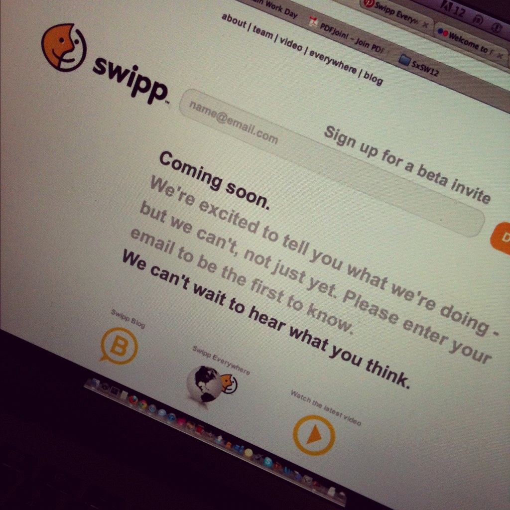 Swipp's new website