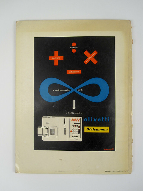 Olivetti ad by Herbert Bayer, 1953