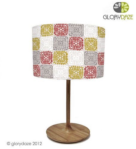 SQUARED RED lamp | by GlorydazeDesigns