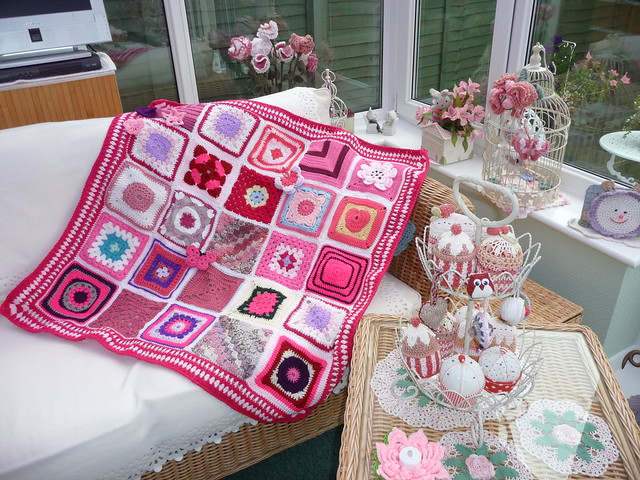 Such pretty Squares in this Blanket.