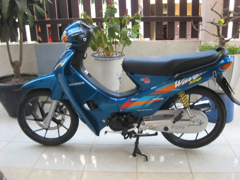 Honda Wave Thái 110 màu xanh rêu đen đăng kí 2003 ở Hà Nội giá 145tr MSP  1000045