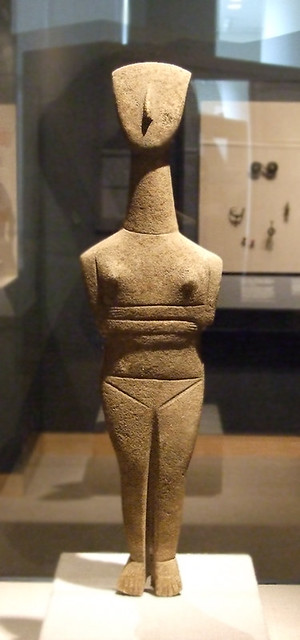 Cycladic Female Figurine in the Walters Art Museum, September 2009
