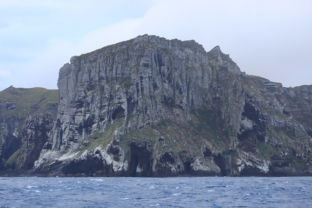 Volcanic Buttress Approaching Ringdove Bay Antipodes Islands Remote New Zealand