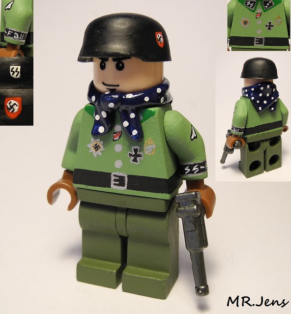 500th SS Fallschirmjäger Officer WWII LEGO