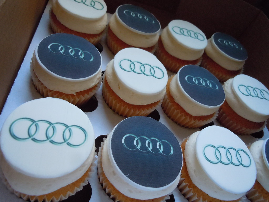 Corporate cupcakes for Audi | Julie Elliott | Flickr
