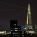 The Shard during it’s opening laser light show