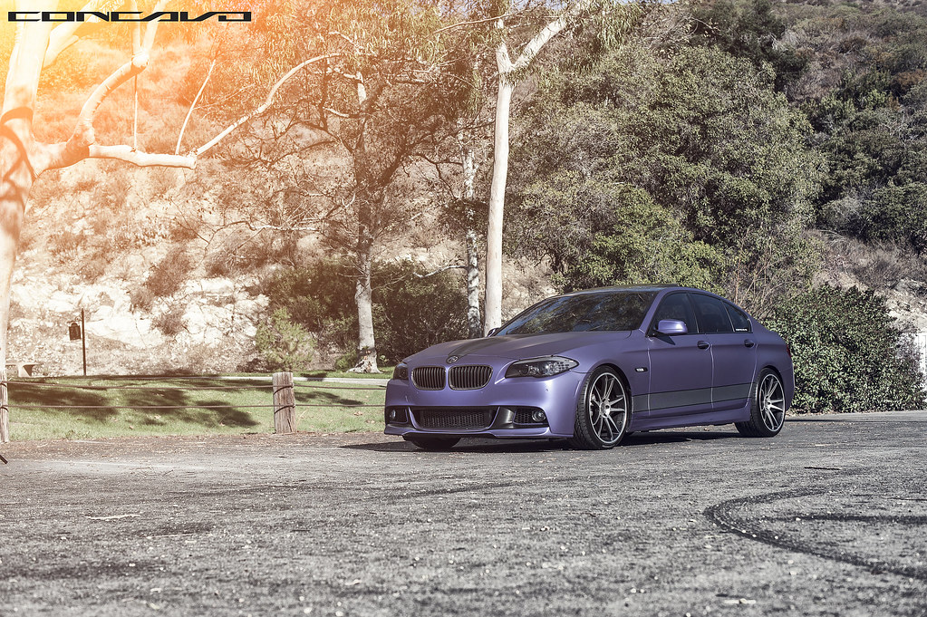 BMW F10 Matte Purple on CW-S5 Done by DBX