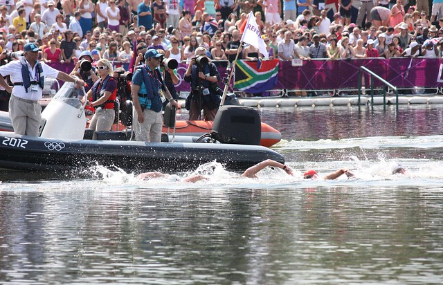 London 2012 Olympic Games: Open Water Marathon 10km Swimming