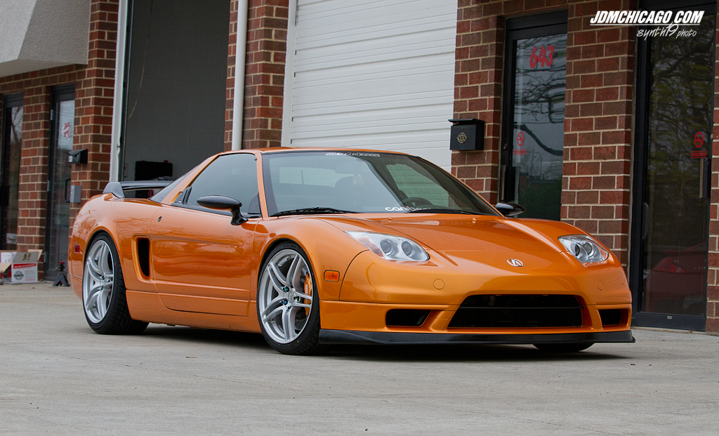 NSX on Advan Model 5's | Terrible pic, but a QUICK and dirty… | Flickr