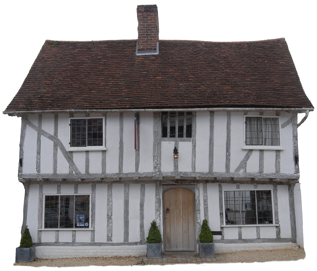 15th Century House White Walls and Timber Frame