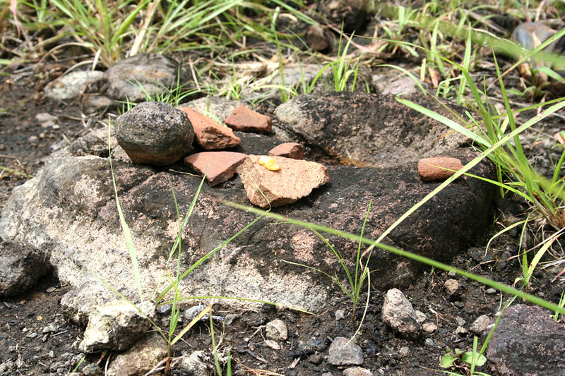 Talofofo artifacts includes the partially buried lusong, pottery sherds and spondylus.

Guampedia.com