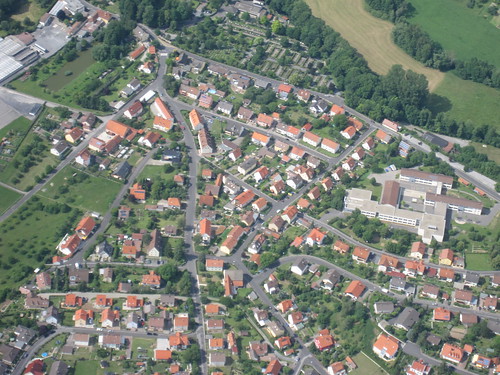 city germany bayern deutschland bavaria aerialview stadt deu luftbild airview unterfranken münnerstadt aerialpicture airpicture rhöngrabfeld 2362012