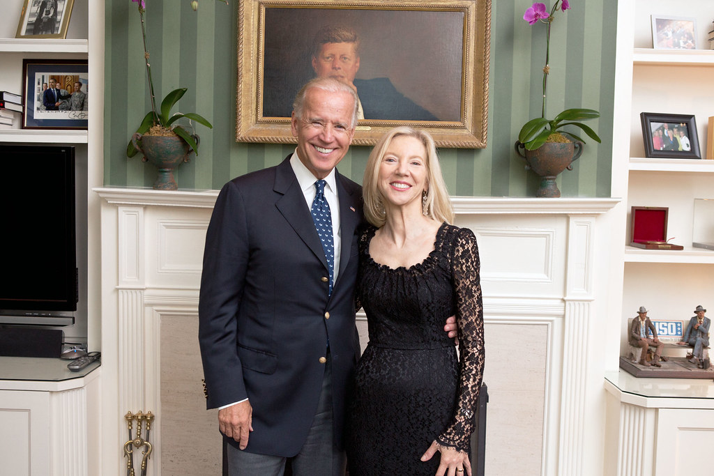 Vice President Joe Biden with Penn President Amy Gutmann | Flickr
