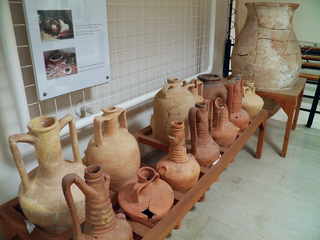 Amphorae for wine and oil, Archaeological Museum, Dion