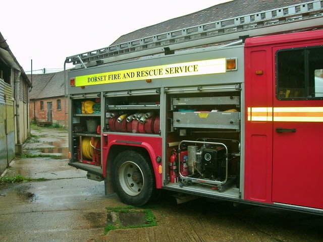 Dorset Fire & Rescue Service Volvo Fl6 Wrl Saxon Bridport