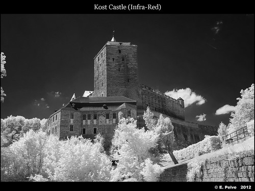 Kost Castle (B&W from Infra Red) - Czech Republic by episa