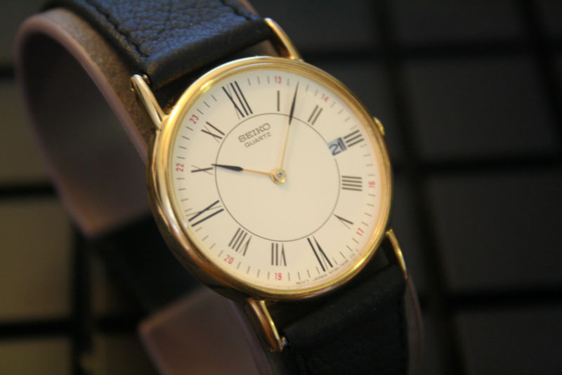 SEIKO 5Y39-7010 Gentleman's DATE watch | Case is 30mm wide e… | Flickr