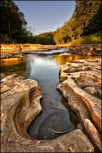 sunset usa canon puddle waterfall rocks long exposure indiana falls hdr cataract efs1022mm 550d t2i eos550d oloneo markcooperphotography