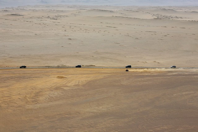 Racing through the Desert