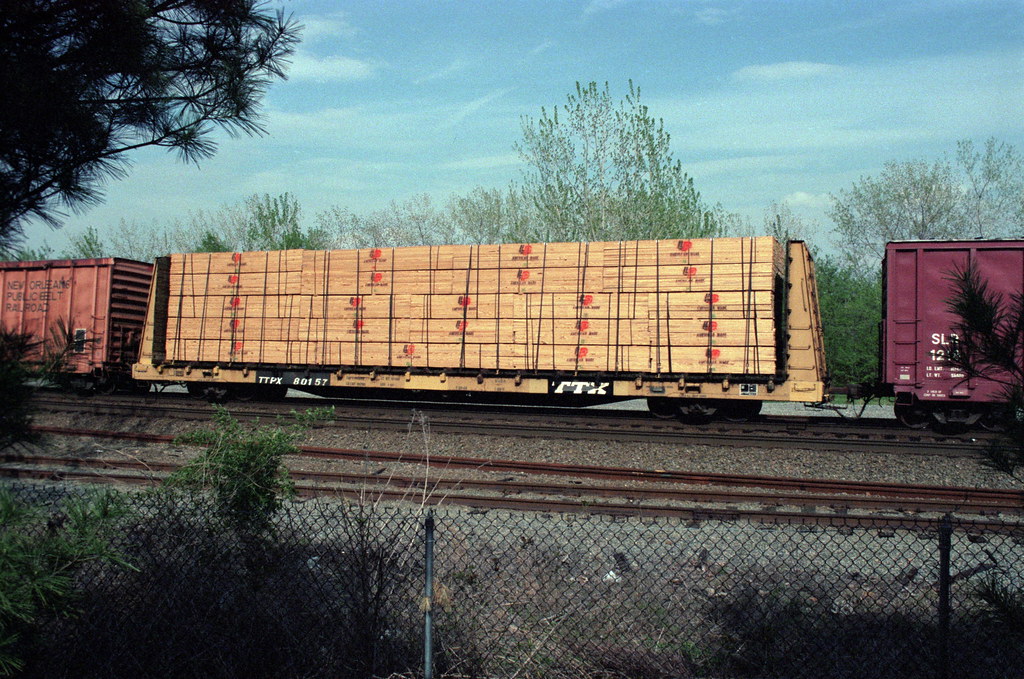 TTX bulkhead flat car | TTPX 80157 TTX bulkhead flat car wit… | Flickr
