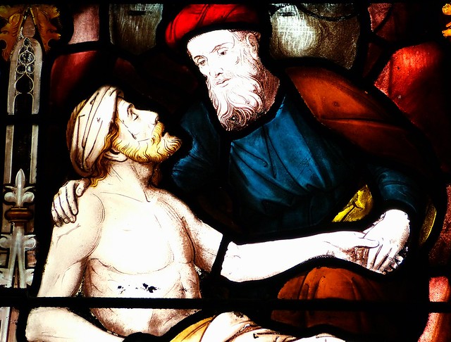 St Andrew's, Croydon  -   Good Samaritan (detail)