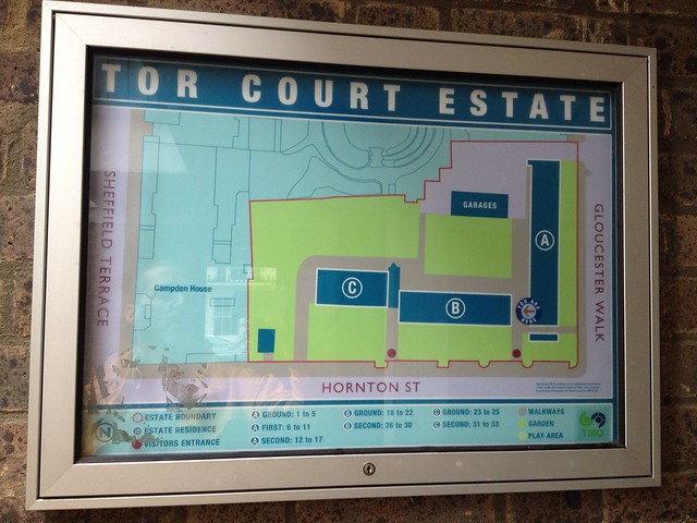 Tor Court Estate map