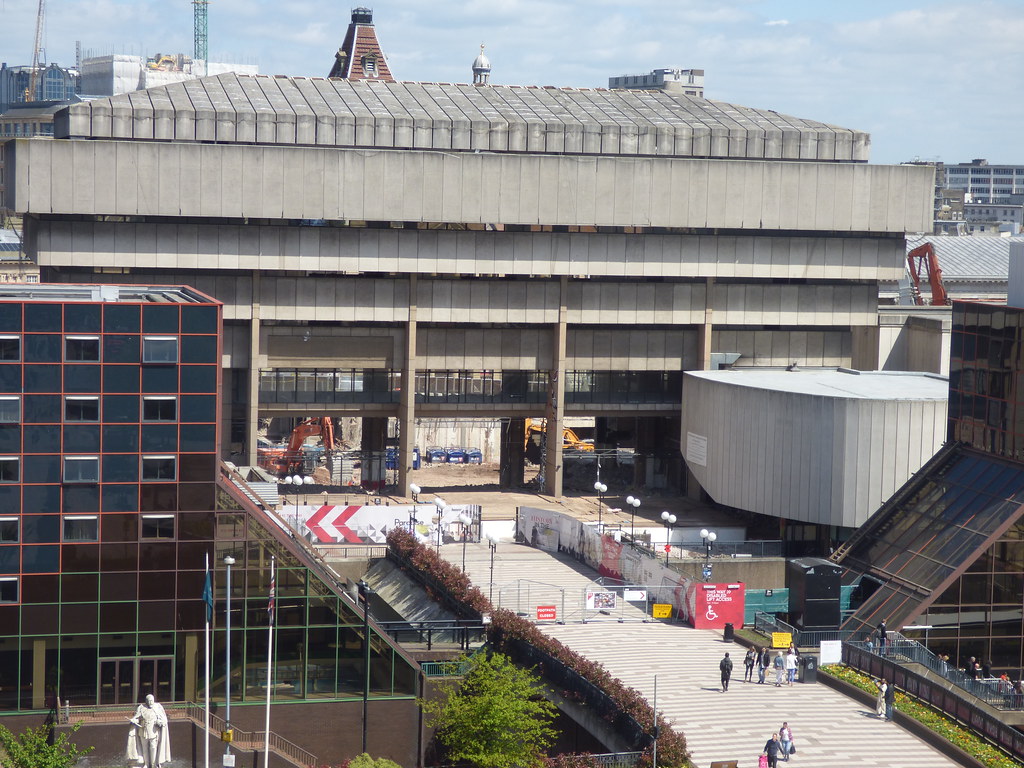 Ongoing demolition of Birmingham Central Library