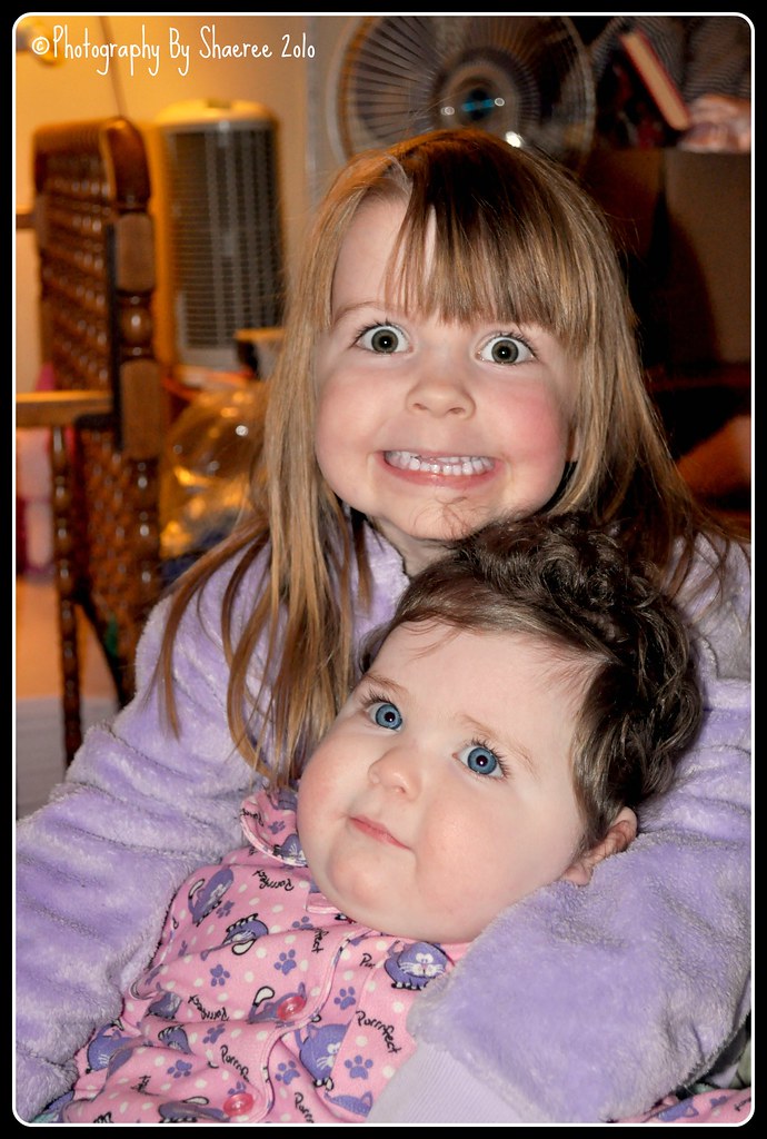 Sisterly Love - Even When Her Sister was sick her big sister was right there.