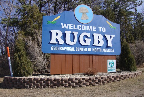 northdakota nd citywelcomesigns piercecounty rugby northamerica unitedstates us 100thmeridian 100°meridian