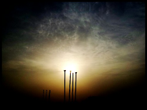 sunset sky cloud sun india colour evening monsoon kolkata flickrandroidapp:filter=none