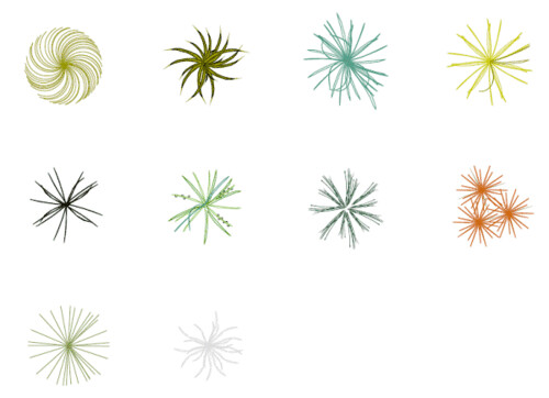CAD symbols for grasses | by gardencad