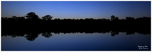 Chipping_Blue_web by Beetwo77, Another stitched panorama from Chipping Norton Lake. This is shot near the boat ramp on sunset. A cl