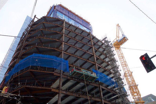 Salesforce tower is getting there