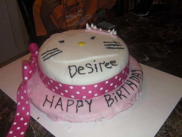 Hello Kitty Hat Cake