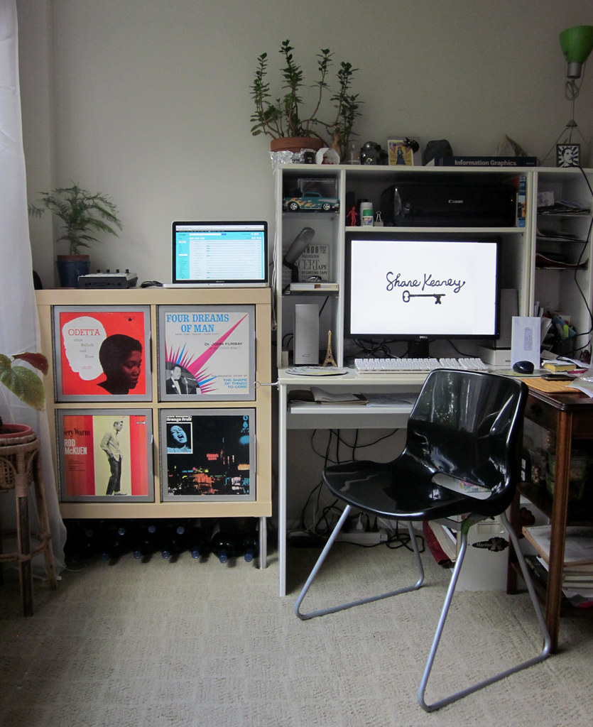 New Desk Setup Standing Desk Expedit 4 Rekordits On Ca Flickr