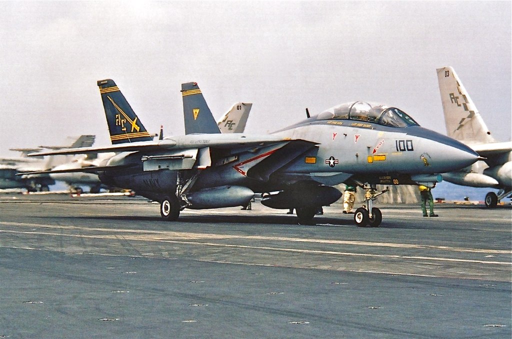 162916 F-14B VF-32 AC-100 | April 23, 2003 | RedRipper24 | Flickr