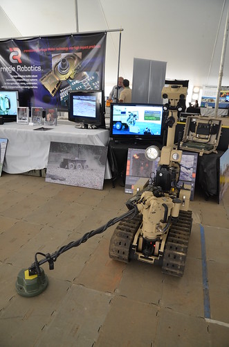 Robotics Rodeo | An unmanned vehicle is demonstrated at the … | Flickr