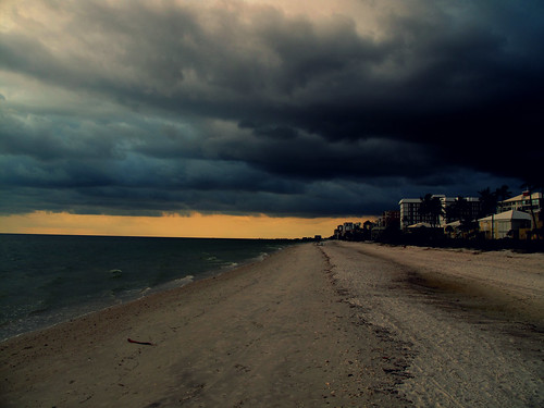 sunset sky storm beach clouds landscape evening day florida naples depth divided stormclouds apocalyptic swfl