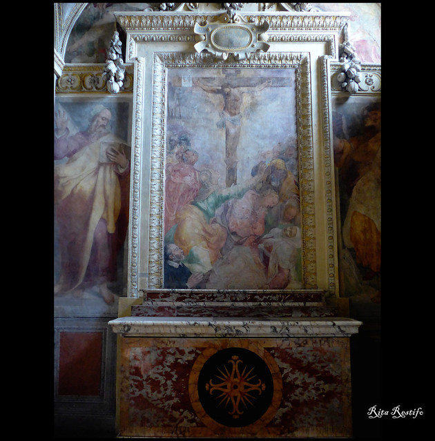 Roma. Chiesa S. Maria della Consolazione. Cappella Mattei. Storie della Passione. Affreschi di Taddeo Zuccari, 1556