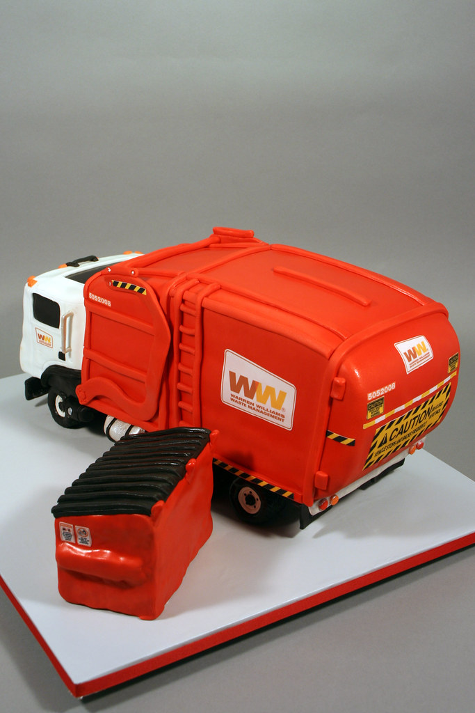 Garbage Truck Birthday Cake