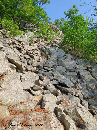 mountain nature rock forest climb littlerock path boulders arkansas pinnaclemountain sewerdoc ©jaredfein