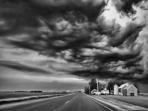 columbus blackandwhite bw wisconsin clouds sunrise us unitedstates scenic ©jrj