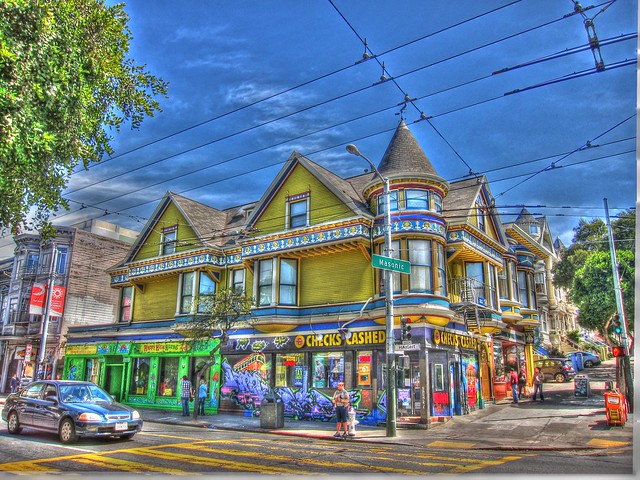 Haight Street Victorian House, HDR