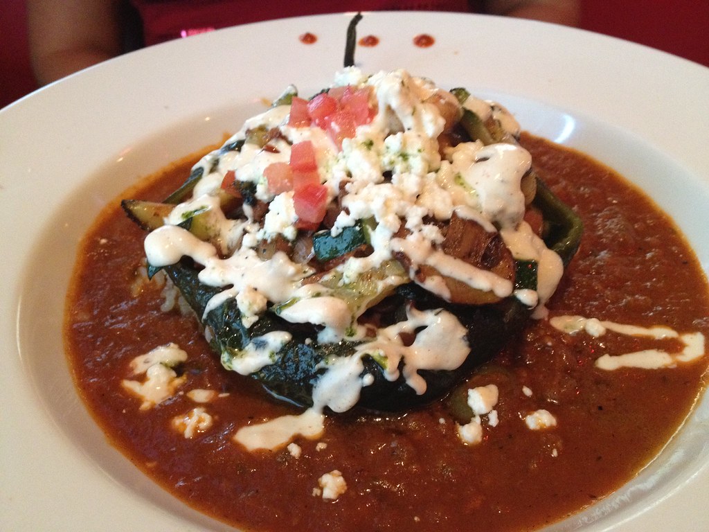 Shrimp Stuffed Poblanos