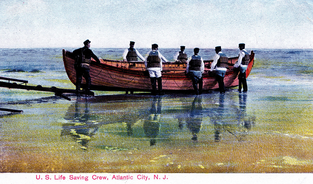 Life Saving Crew, Atlantic City, New Jersey, 1909