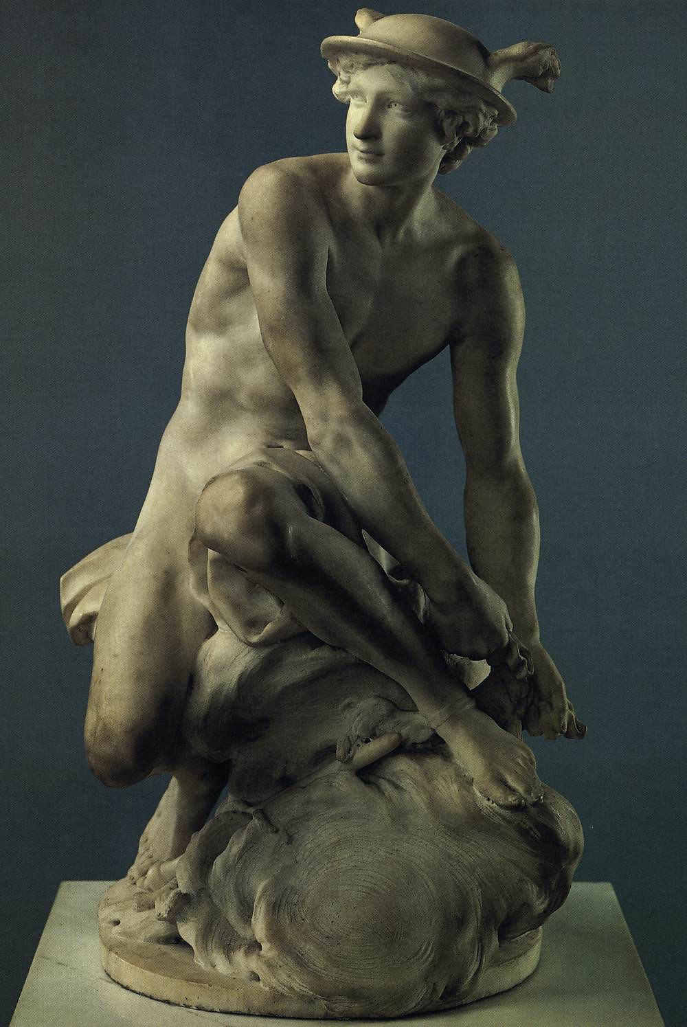 Jean Baptiste Pigalle - Mercury Attaching his Winged Sandals 1714-1785