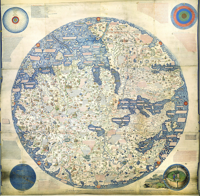 Fra Mauro map [c 1450] - South is on top